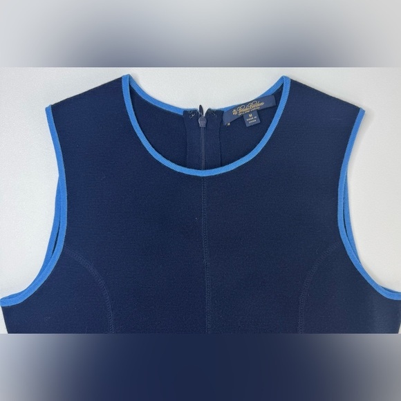 Brooks Brothers 100% Fine Merino Wool Knit Sheath Dress Womens Size Medium - Picture 3 of 9